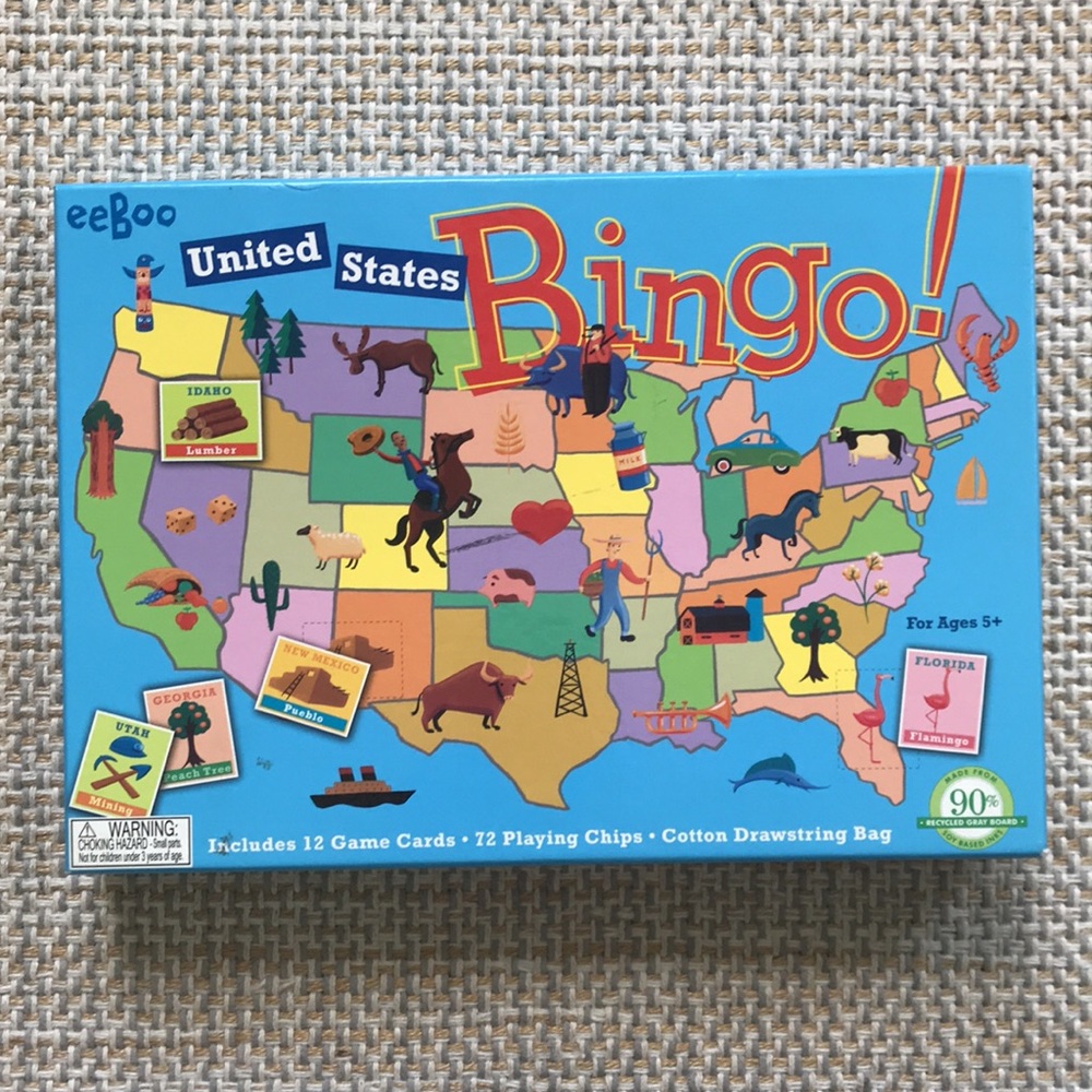 eeBoo United States Bingo